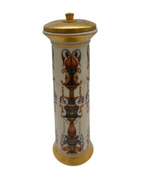 1970s Lenox Lido Salt Shaker 24K Gold Porcelain USA Vintage Replacement Piece